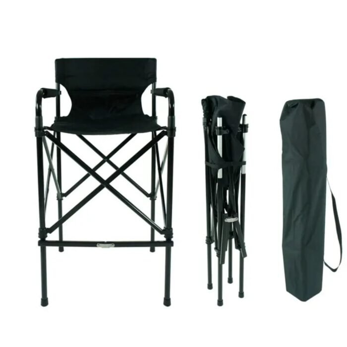 No Ad Folding Director Chair - Black